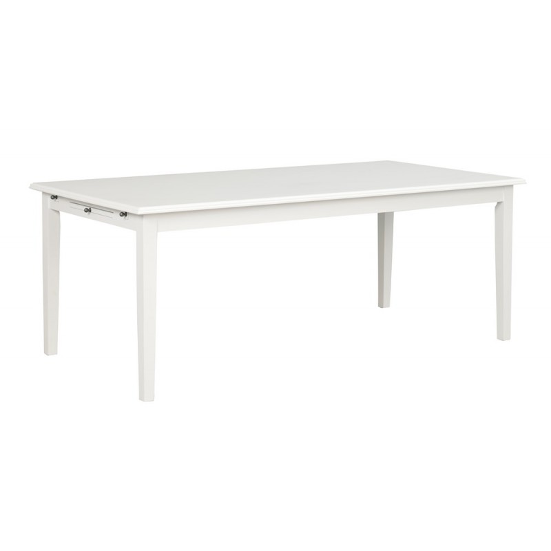 RO Koste Extending Dining Table Rectangular Large White